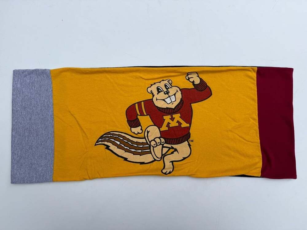 Minnesota Golden Gophers Infinity Scarf Loop Homemade